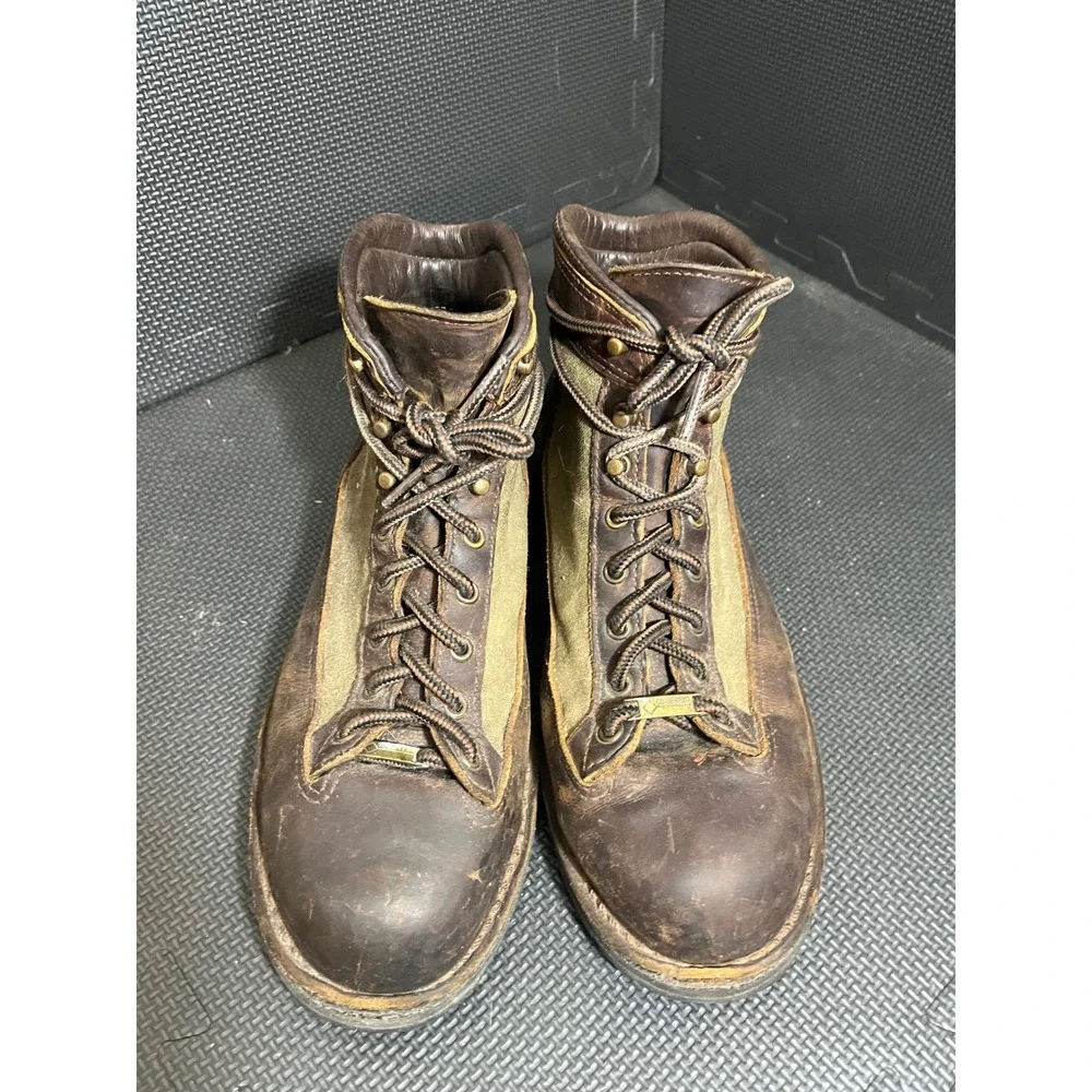 Danner Ridge Hiking Boots Mens 10.5‎ EE Wide Brown Green Gore-Tex Leather 34112
